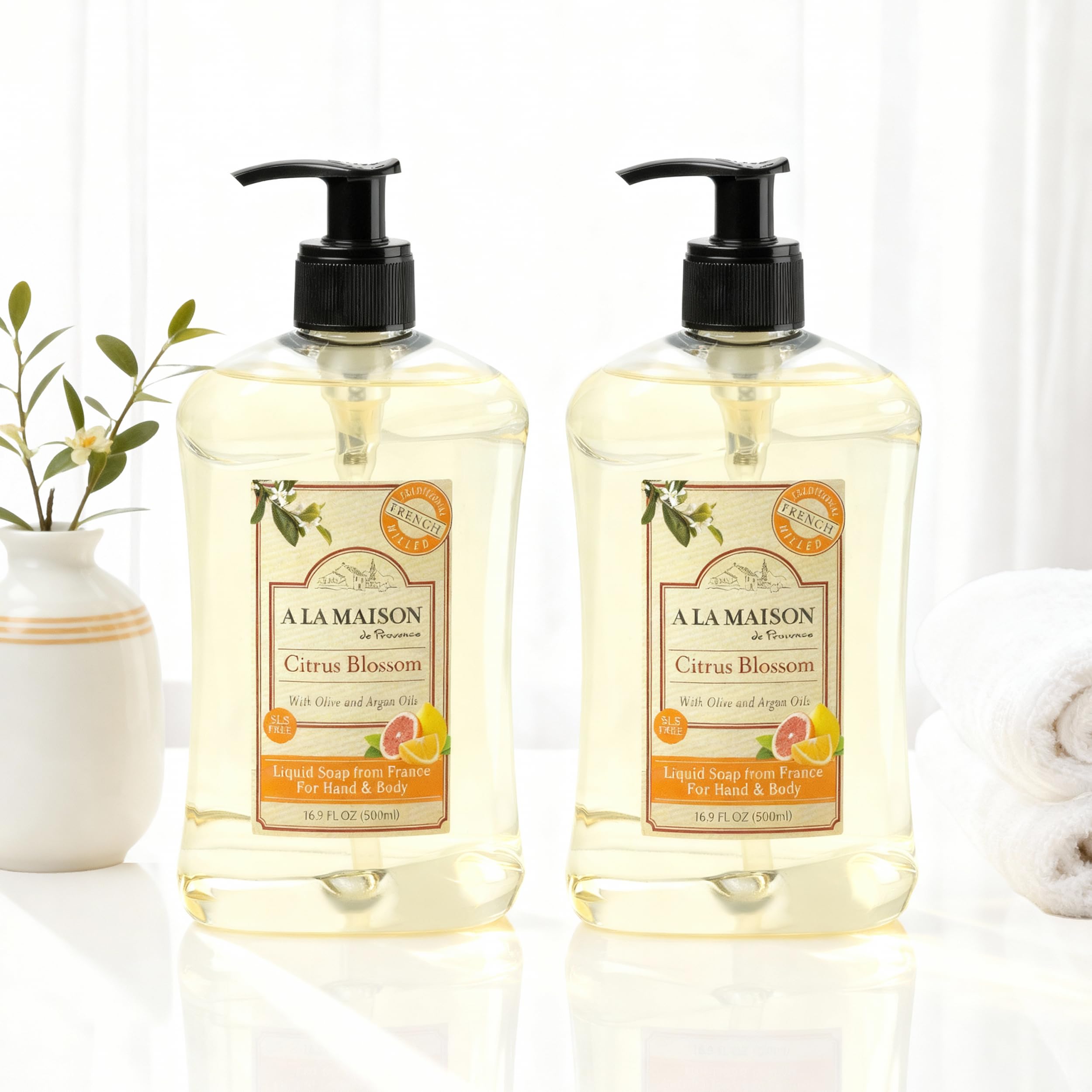 Amazon.com : A LA MAISON French Liquid Hand Soap, Citrus Blossom